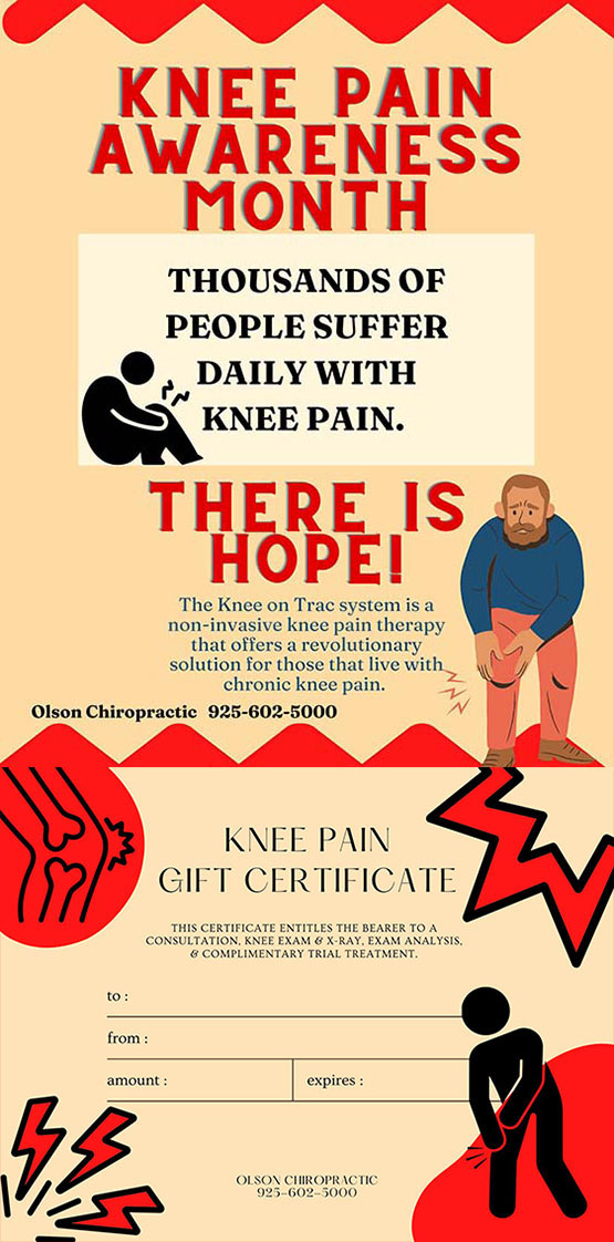 Knee Pain Awareness Month Flyer in English